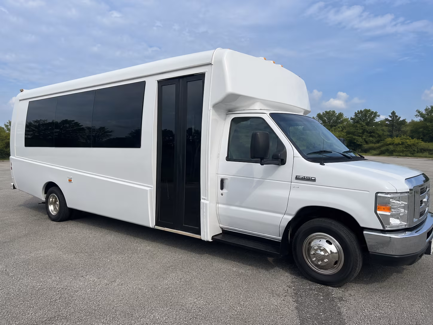 Mobile Bachelor & Bachelorette Transportation party bus exterior