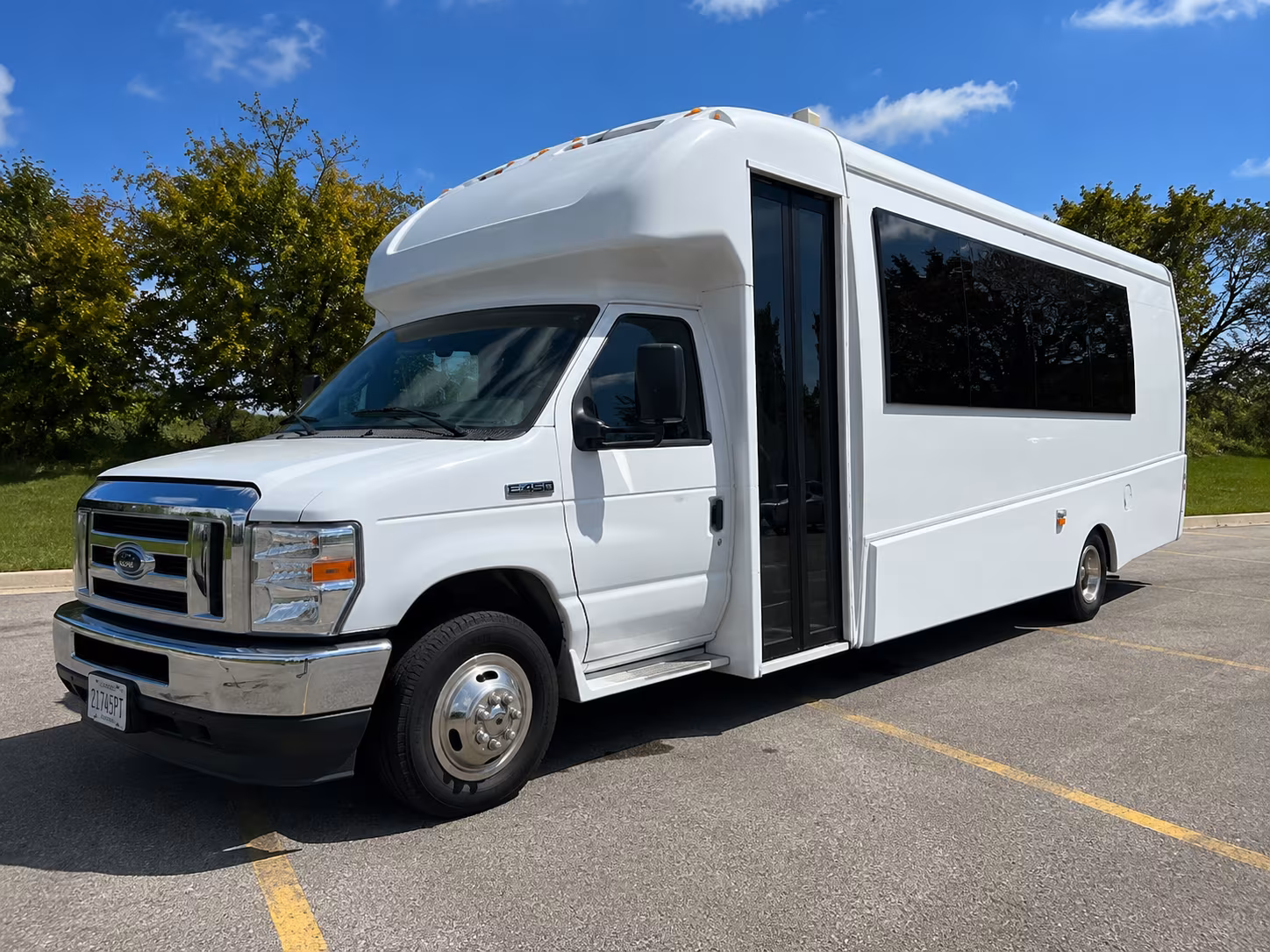 Mobile Birthday, Sweet 16, & Quinceañera Transportation party bus exterior