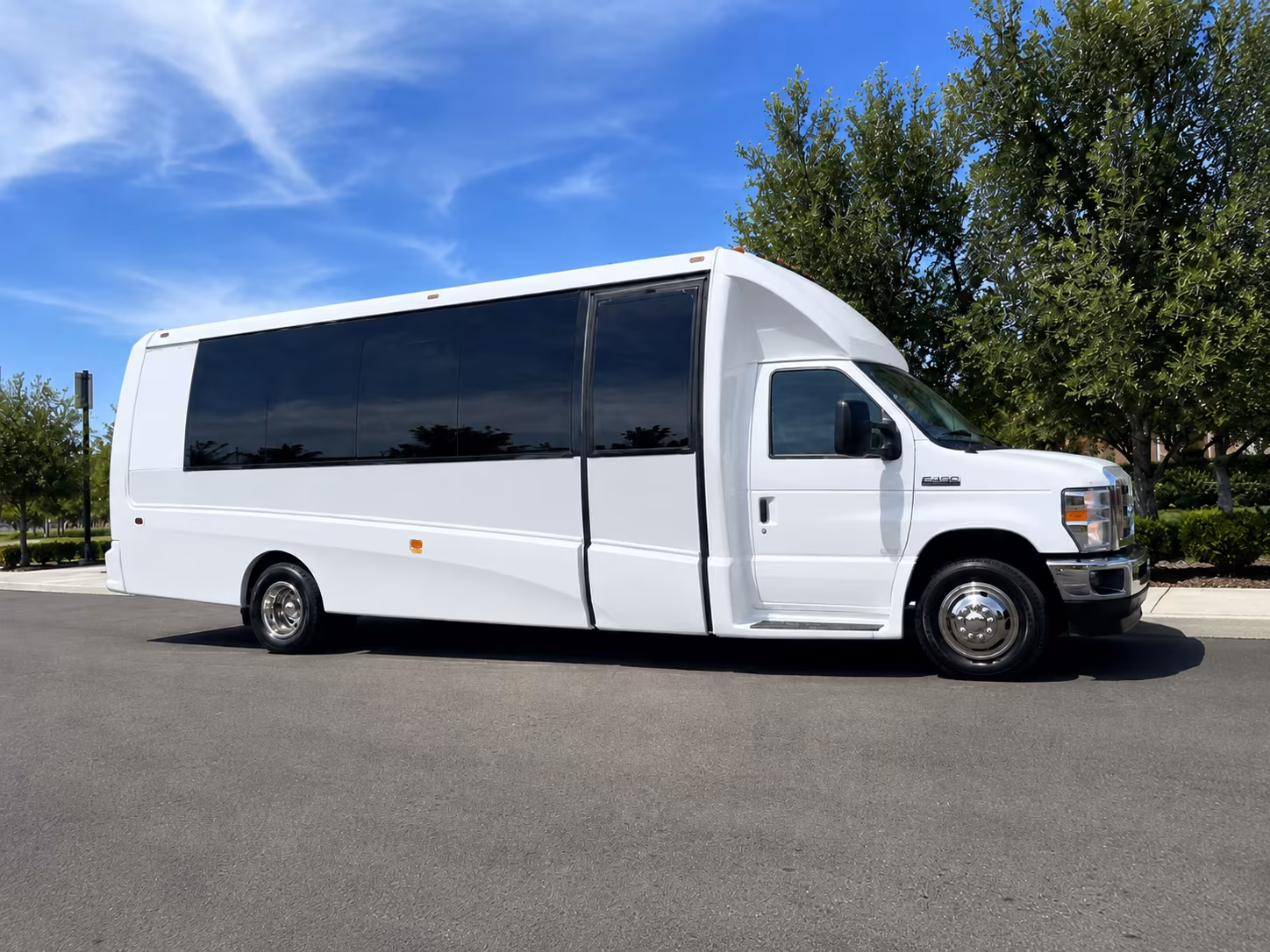 Mobile Corporate Transportation party bus exterior