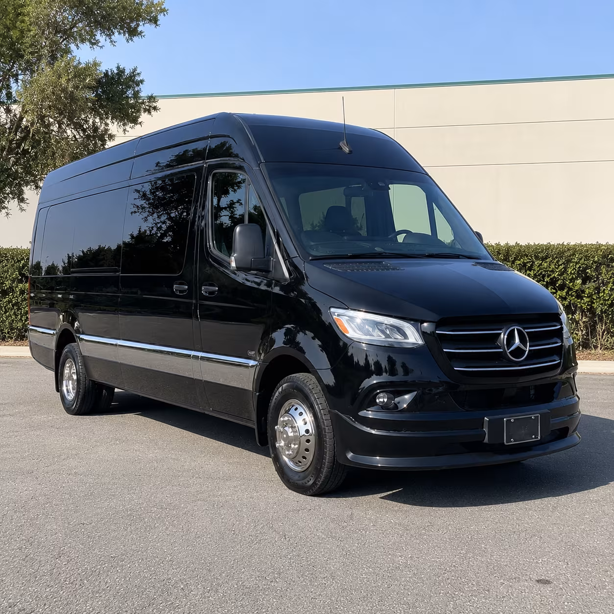 Mobile Corporate Transportation party bus exterior