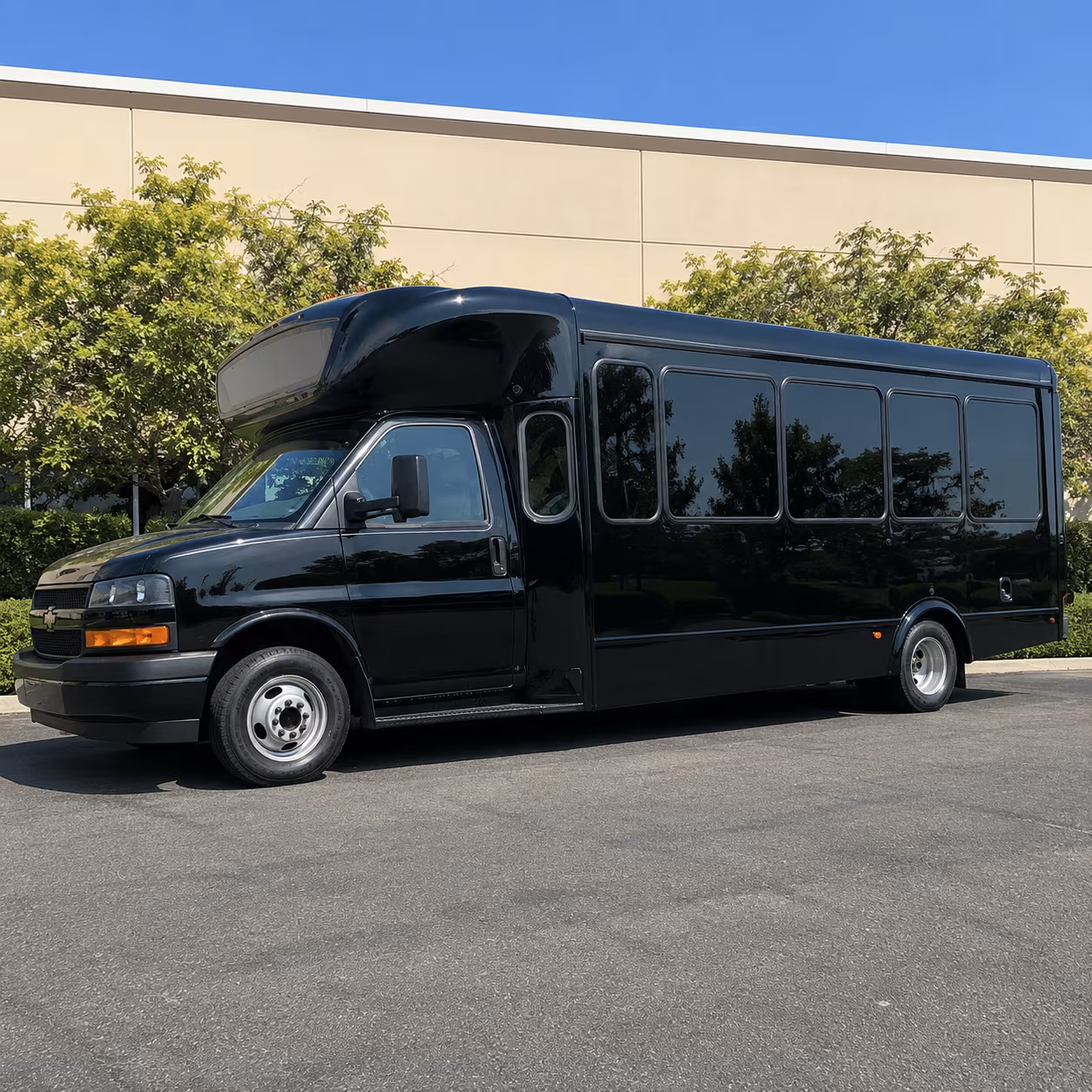 Mobile Private Event Transportation party bus exterior