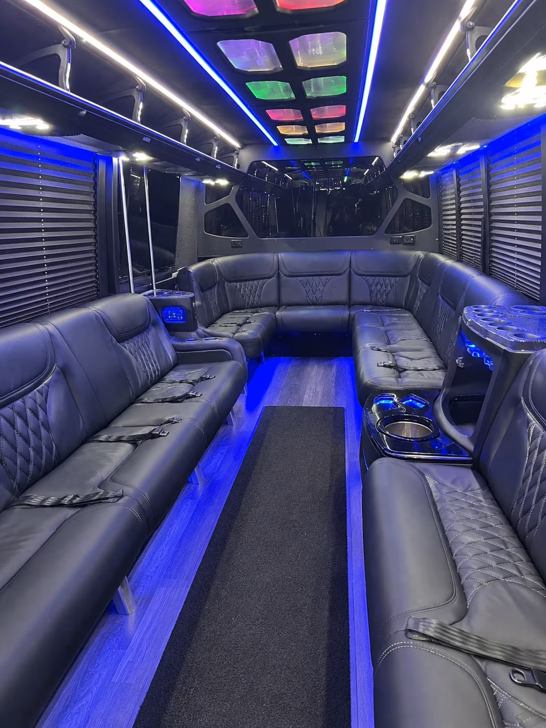 Mobile Private Event Transportation party bus exterior