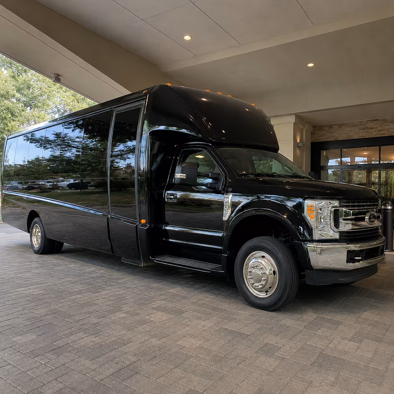 Mobile School Event Transportation party bus exterior