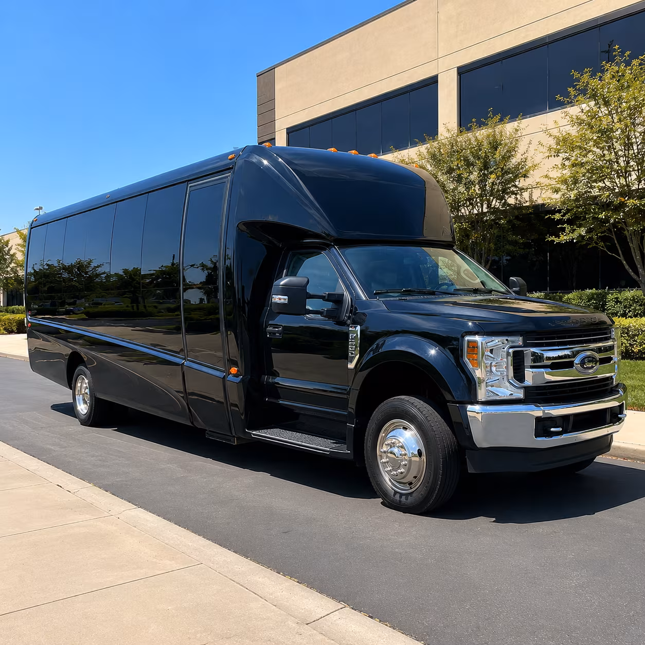 Mobile School Event Transportation party bus exterior