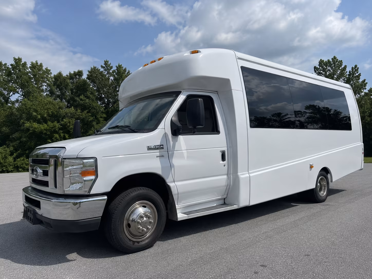 Mobile Wedding Transportation party bus exterior
