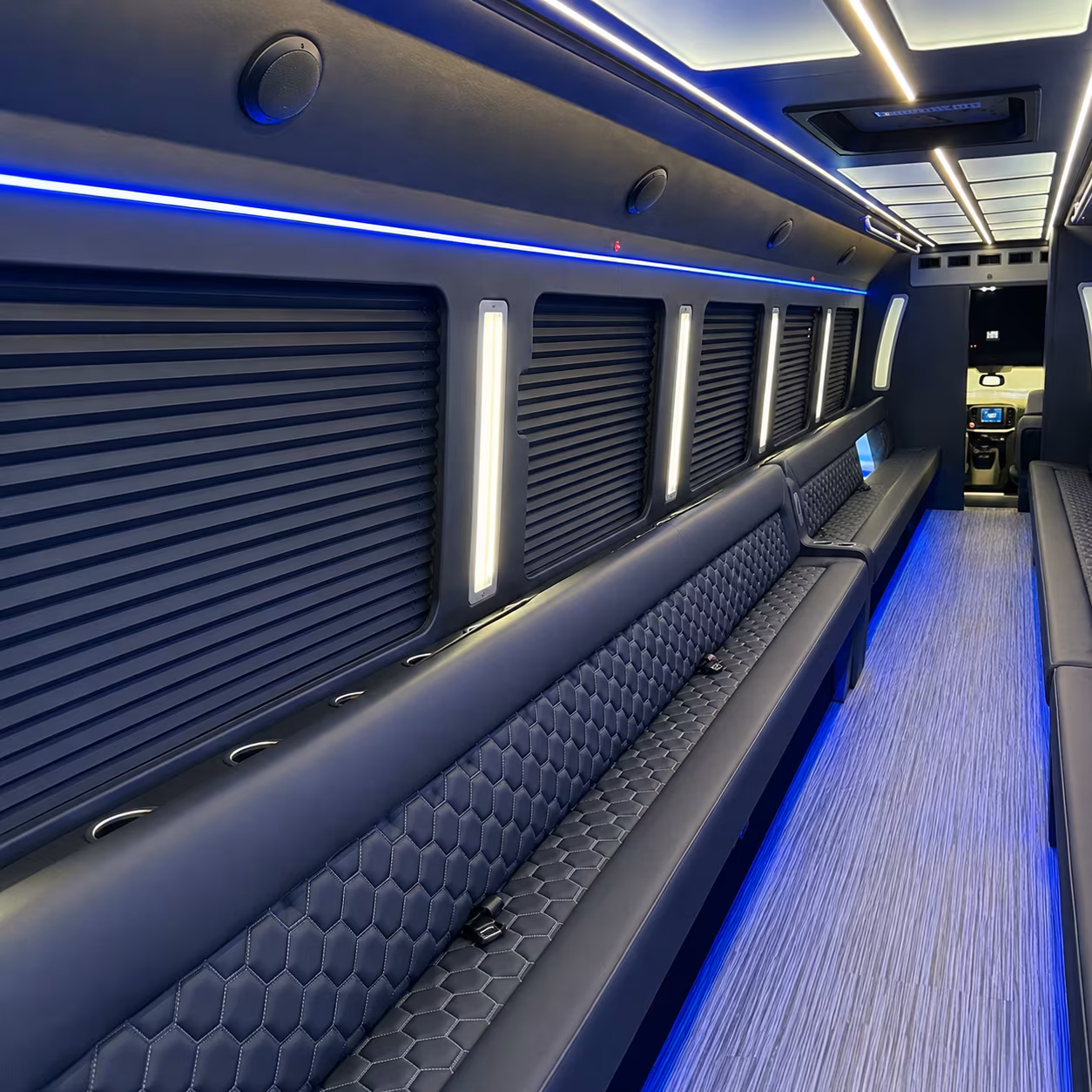 Mobile Winery Tour & Pub Crawl Transportation onboard seating