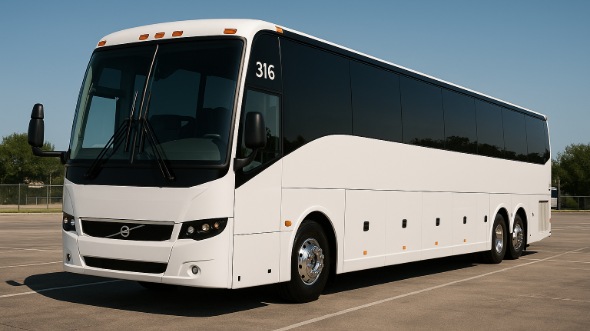 Exterior of Charter Bus Company Gulfport's 40 Passenger Party Bus in Gulfport
