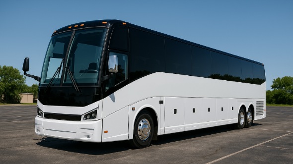 Exterior of Charter Bus Company Kenner's 50 Passenger Party Bus in Kenner