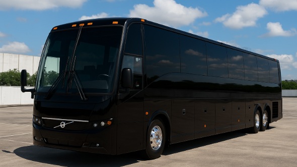 Exterior of Charter Bus Company Pensacola's 50 Passenger Party Bus in Pensacola